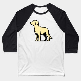 Yellow Labrador Dog Baseball T-Shirt